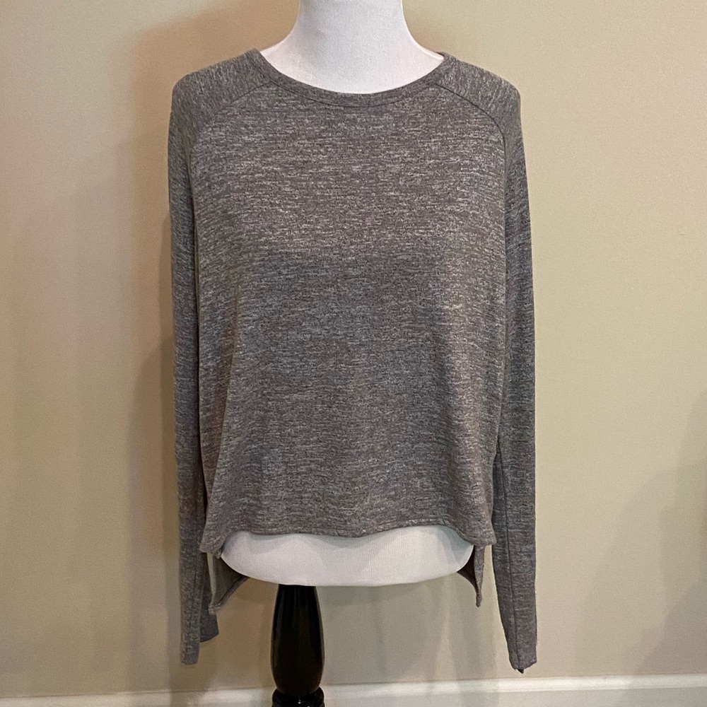 Rag & Bone/Jeans  gray Hudson Long sleeve shirt